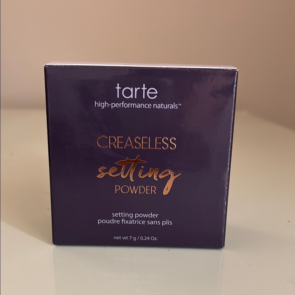 TARTE CREASELESS SETTING POWDER - NIB - LAVENDER